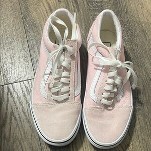 Vans Women's Soft Pink High-Top Sneakers